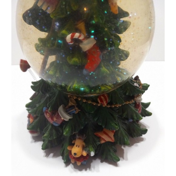 Snow Globe Santa On Ladder Musical Jingle Bells Presents - Picture 5 of 12
